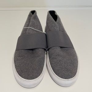Via Spiga Gray Sayer Boiled wool sneakers 9M